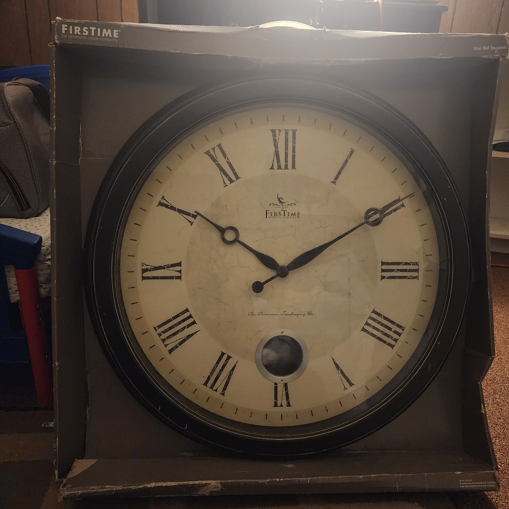 Brand new Roman numeral wall clock